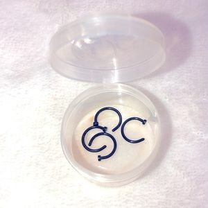 Black 20g Nose Piercing